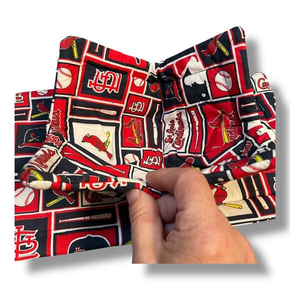 St Louis Cardinals Quilted Hot Pad Bowl Cozy Microwave MLB Baseball Set of 3 - Picture 10 of 11